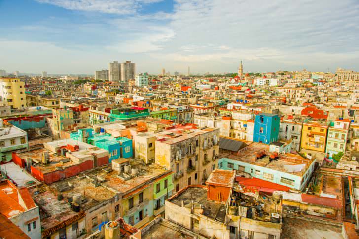 Panorama of Vedado District.