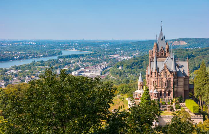 Drachenburg Castle in Bonn, Germany