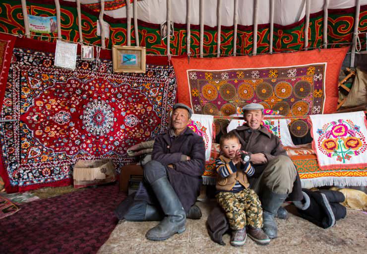 Inside a Ger in western Mongolia Â© Katiekk | Shutterstock, Inc.