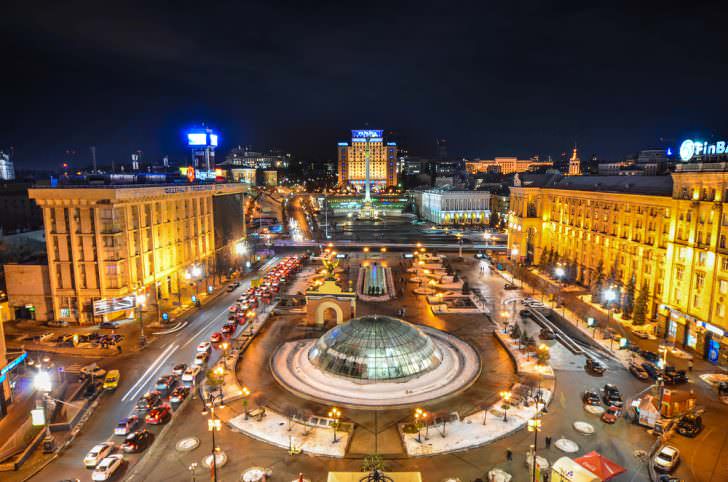 Maidan square, Kiev, Ukraine