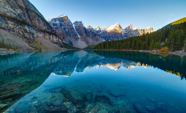 Moraine ežeras Banfo nacionaliniame parke, Kanadoje