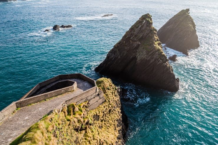 Breath taking scenery on the west cost of Ireland, top of the Slea Head drive