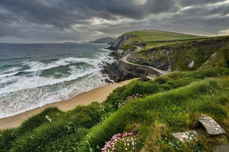 Rocky coastline at Slea Head on Dingle Peninsula, Ireland