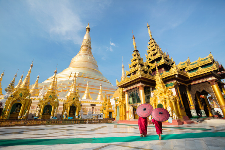 Shwedagon pagoda, Yangon, Myanmar