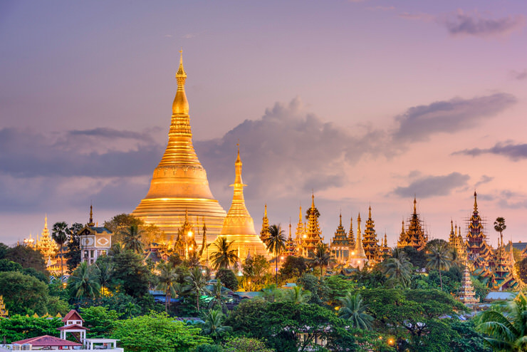 Shwedagon pagoda, Yangon, Myanmar