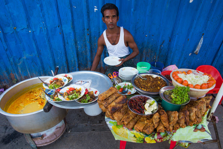 Street food in Yangon