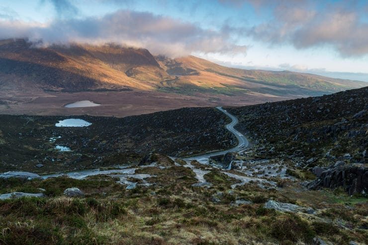 Sunrise over Brandon Mountain, Dingle Peninsula, Ireland