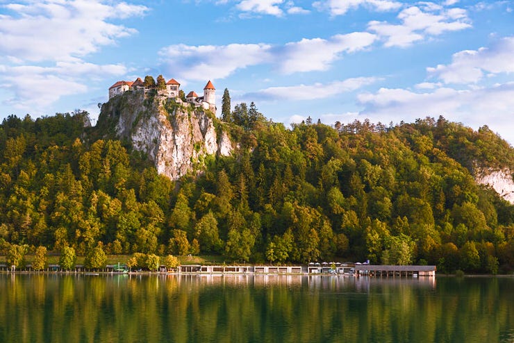 Bled castle, the oldest castle in Slovenia