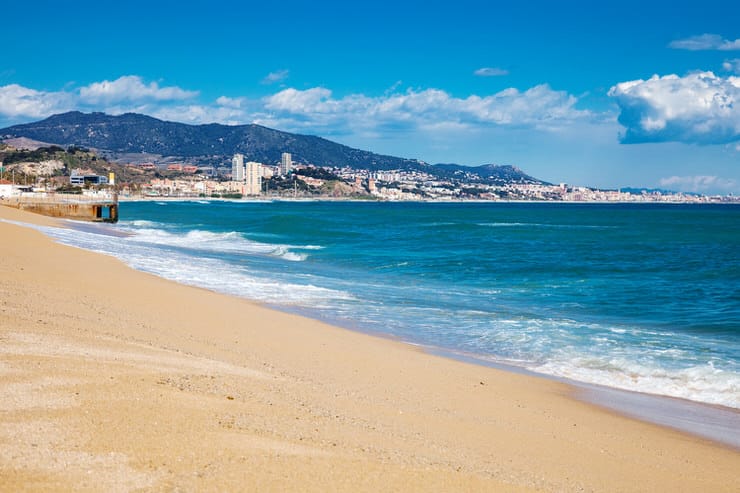 Playa Badalona, Catalonia, Spain