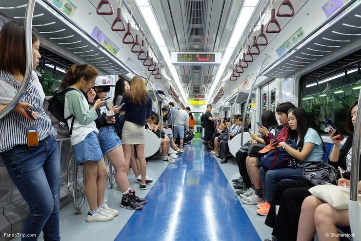 Train in Seoul, South Korea