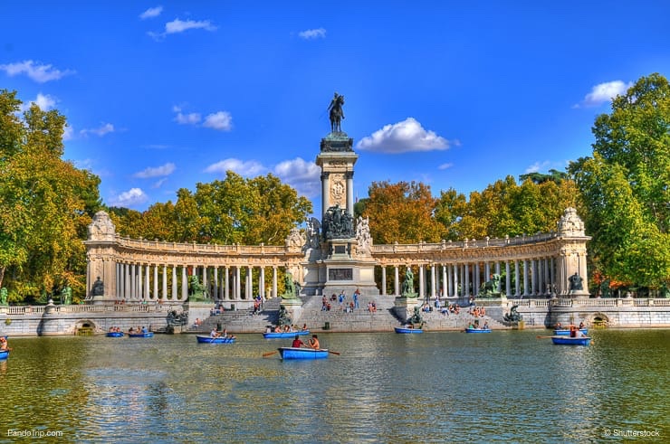 El Retiro park, Madrid, Spain