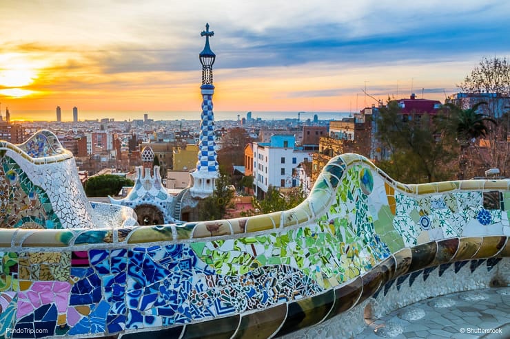 Parc Guell, Barcelona, Spain