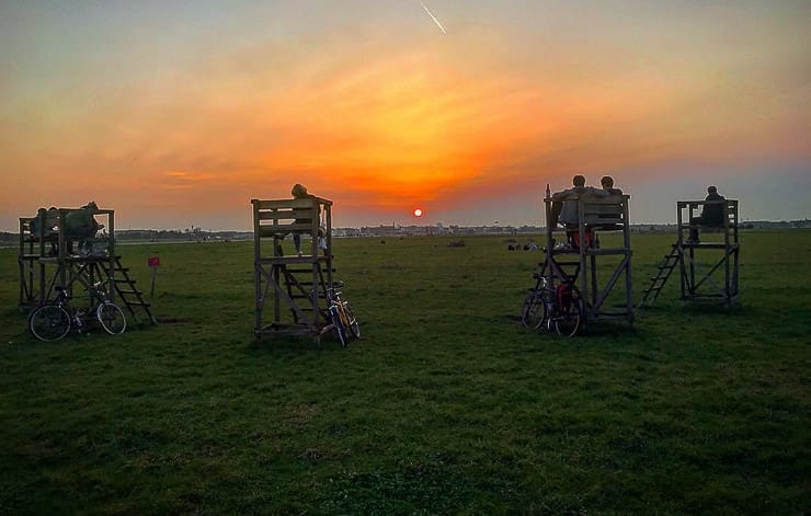 Tempelhofer Feld in Berlin, Germany