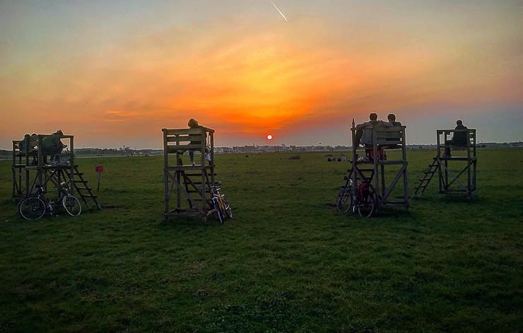 Tempelhofer Feld in Berlin, Germany