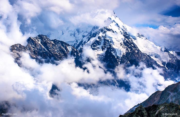 Dykh-Tau - the second highest mountain in Europe