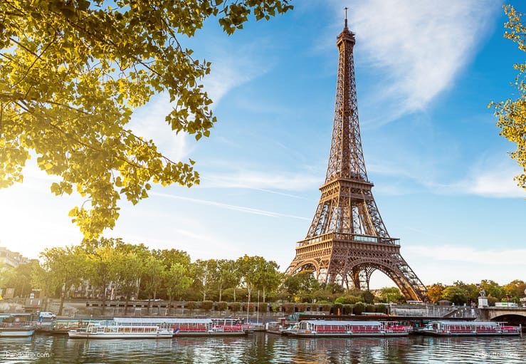 Eiffel Tower in Paris, France