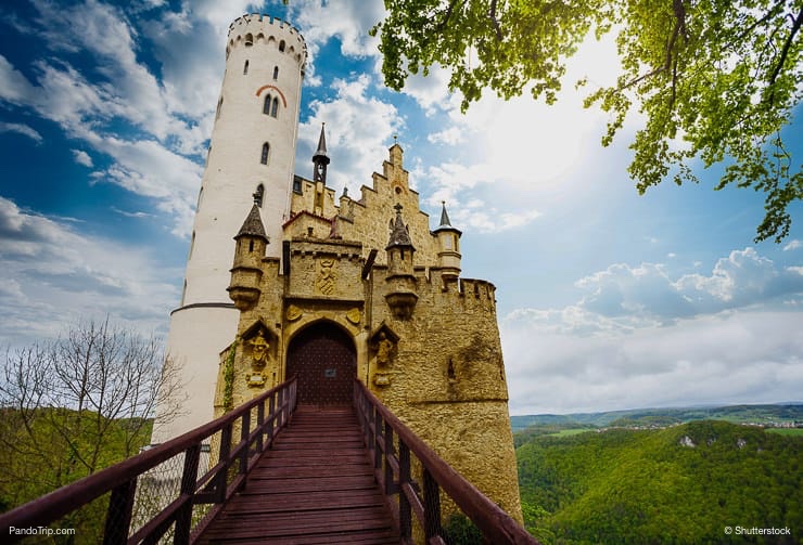 Entrance to the Lichtenstein castle