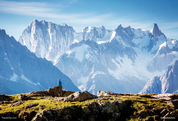 Mont Blanc with Lac Blanc