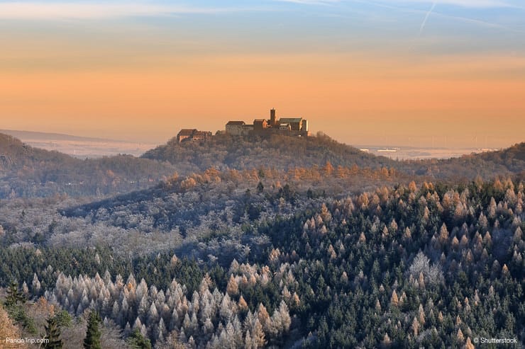 The Wartburg Castle near Eisenach in Germany