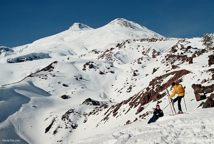 The highest peak of Europe Mount Elbrus