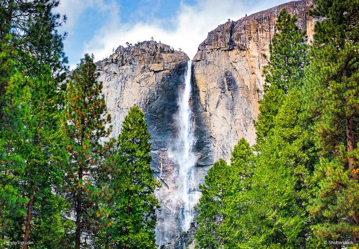 Upper Falls in Yosemite National Park, California