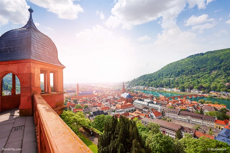 View from Heidelberg castle