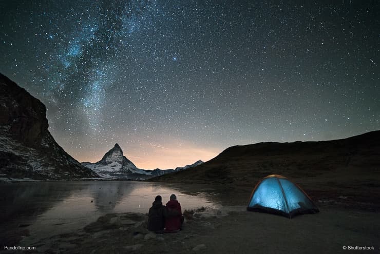 Matterhorn at night