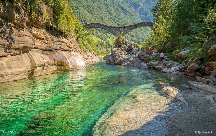 Ponte Dei Salti Bridge, Valle Verzasca, Switzerland