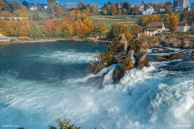 Rheinfall the biggest waterfall in Europe