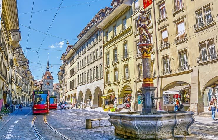 Streets of Bern Old Town