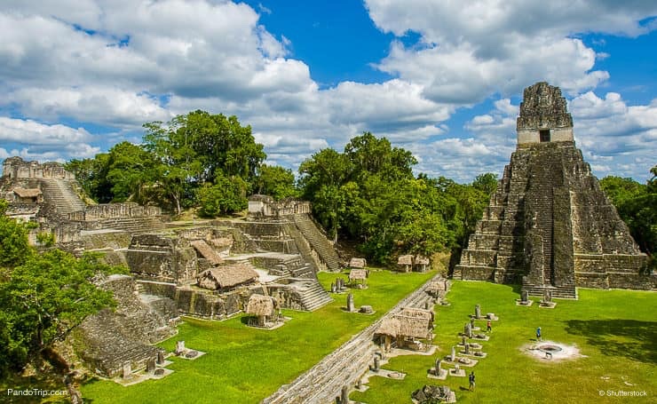 A pyramid in Tikal, Guatemala