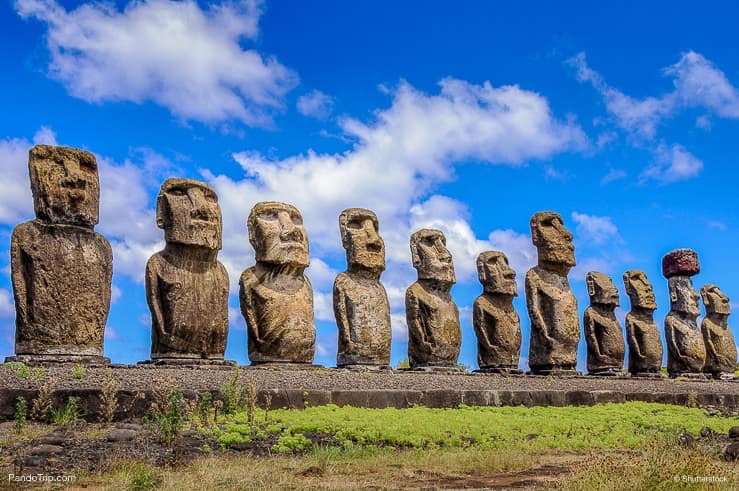Ahu Tongariki - the largest ahu on Easter Island