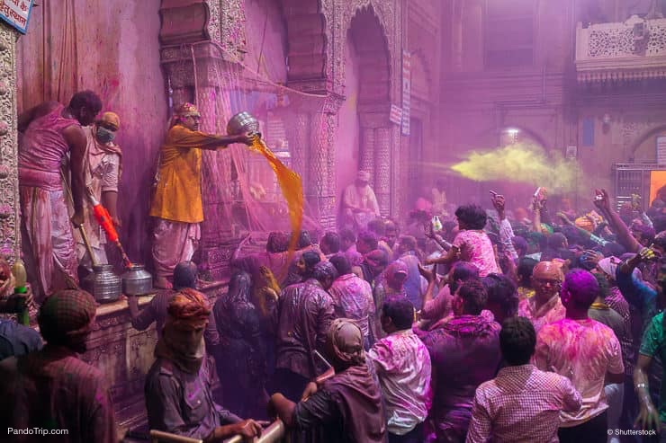 Holi celebration in India