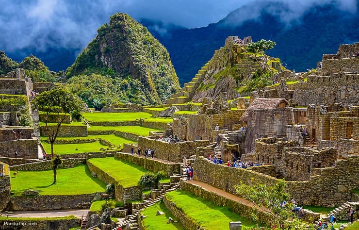 Machu Picchu, the ancient Inca city in the Andes, Peru