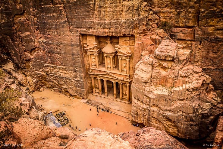 Top 10 Oldest Landmarks in the World - Petra From Above