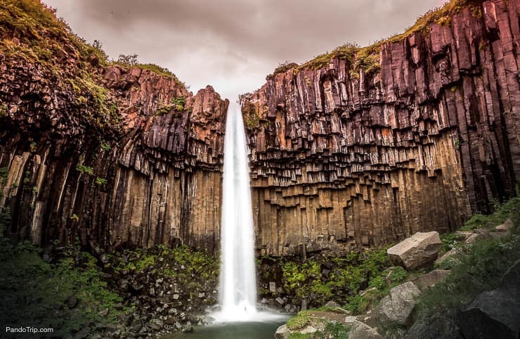 Svartifoss Waterfall