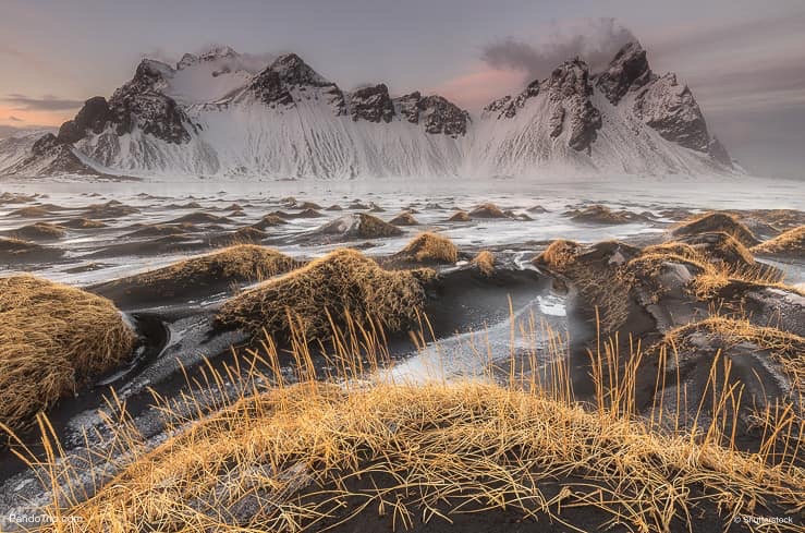 Vestrahorn in winter