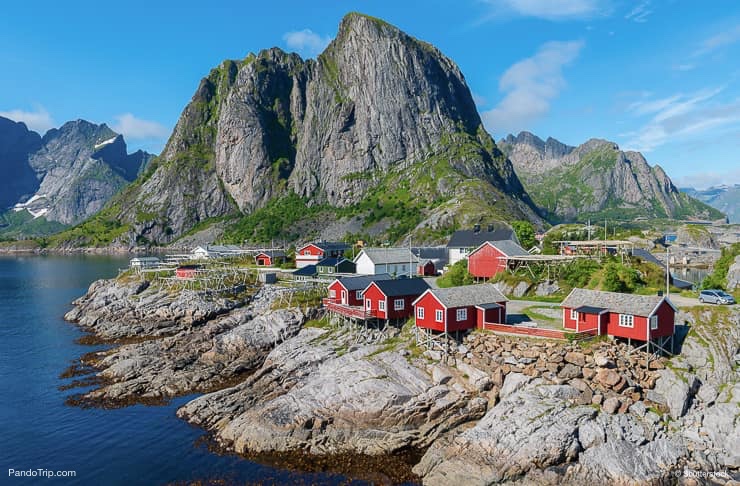 Fishing huts, Reine, Lofoten islands, Norway