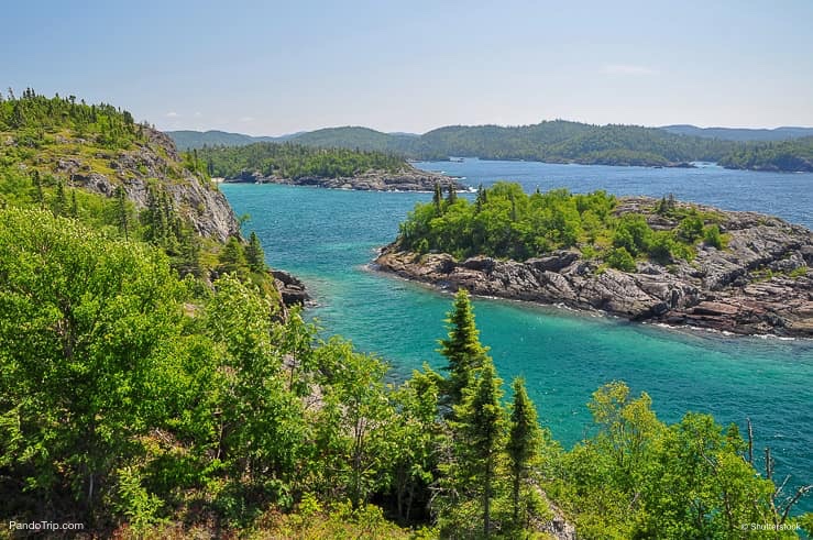 Northern shore of Great Lake Superior