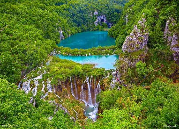 Plitvice Lakes National Park in Croatia