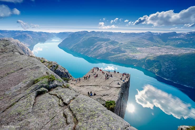 Preikestolen over Lysefjorden, Stavanger, Norway