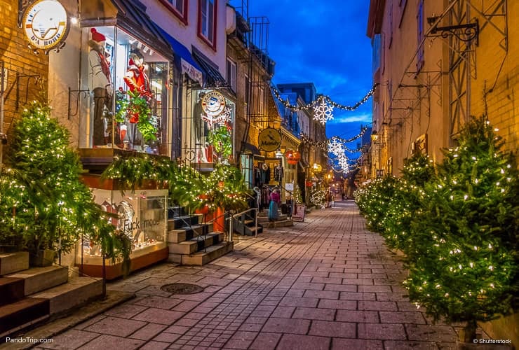 Rue du Petit-Champlain - the Most Beautiful Street in Quebec, Canada