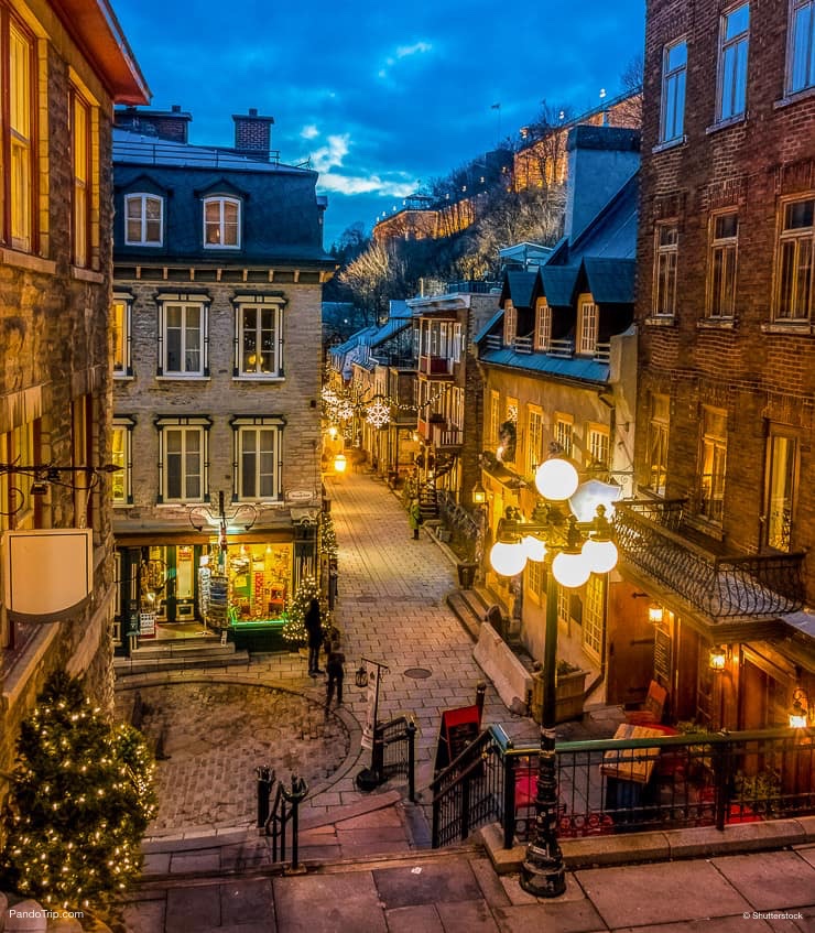 Rue du Petit-Champlain in Quebec City