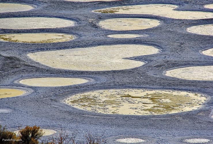 Spotted Lake in British Columbia, Canada