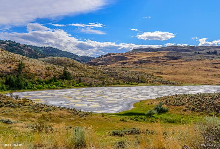 Spotted Lake in British Columbia