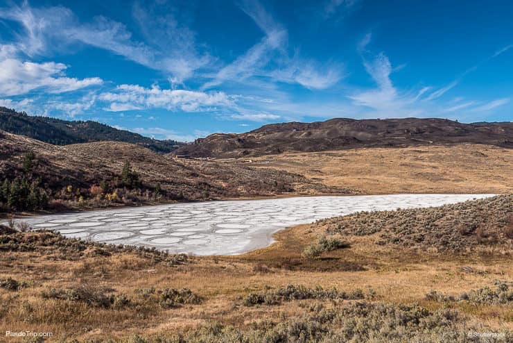 Spotted Lake in Canada