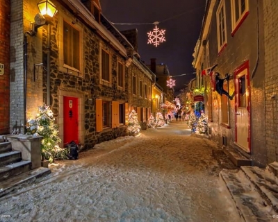 Embrace Christmas Spirit in Beautiful Quebec City, Canada