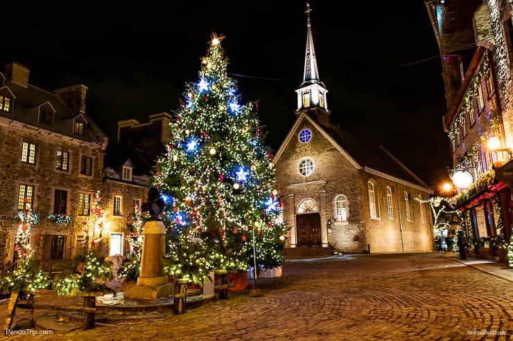 The Petit-Champlain at Christmas