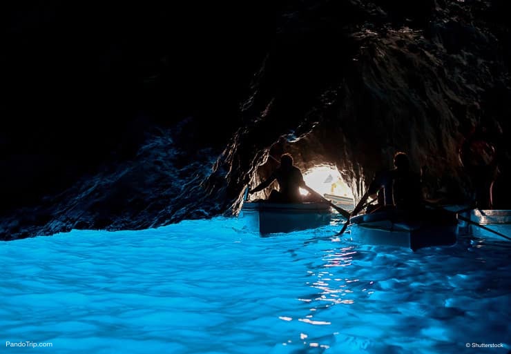 Blue Grotto or Grotta Azzurra, Capri, Italy