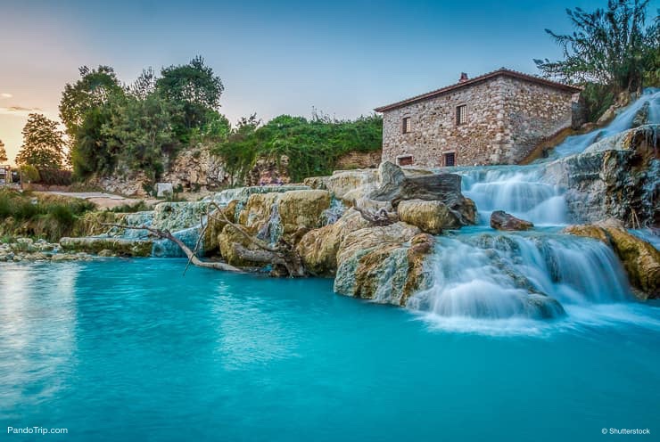 Cascate del Mulino, Saturnia, Tuscany, Italy